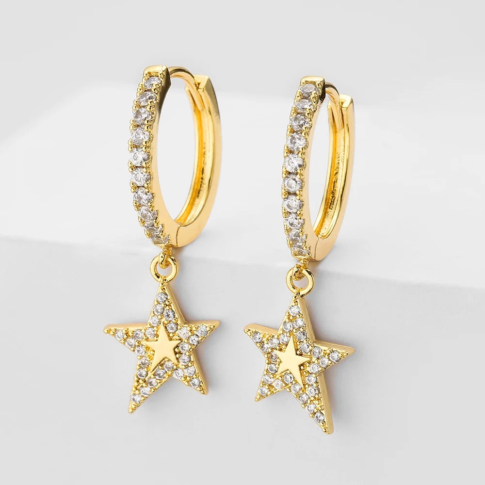 Starry Edition Huggie hoop earring