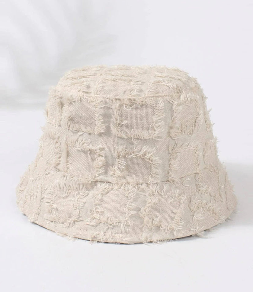 Daly Frayed Denim Bucket Hat