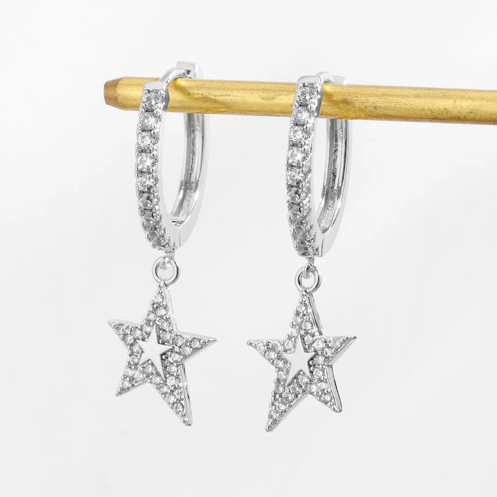 Starry Edition Huggie hoop earring