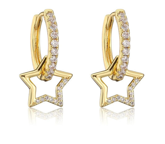 Starry Deluxe Edition Huggie hoop earring