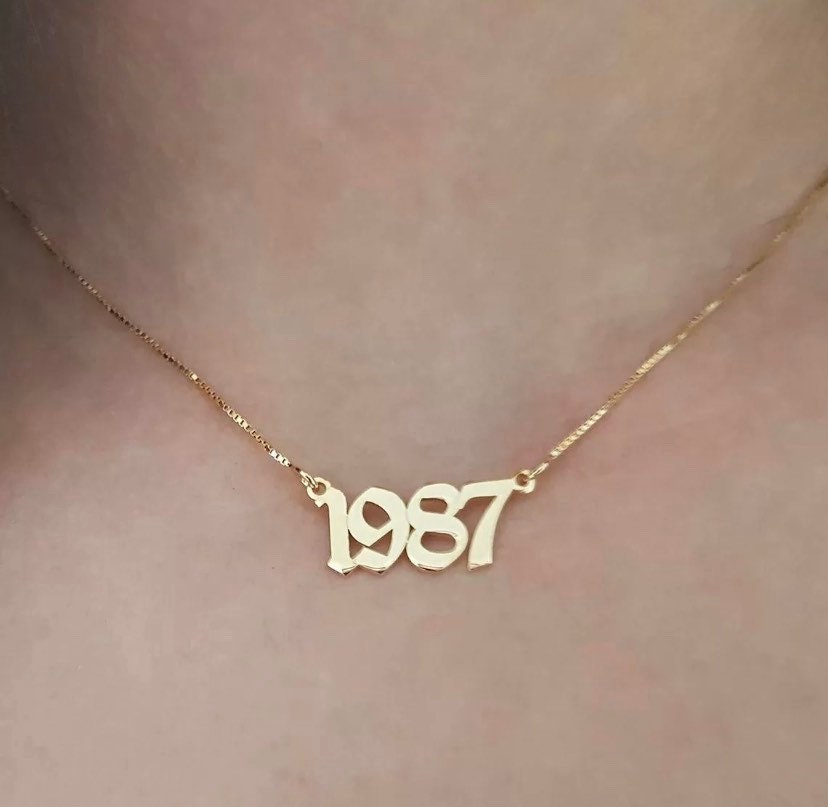 Birth Year Necklace